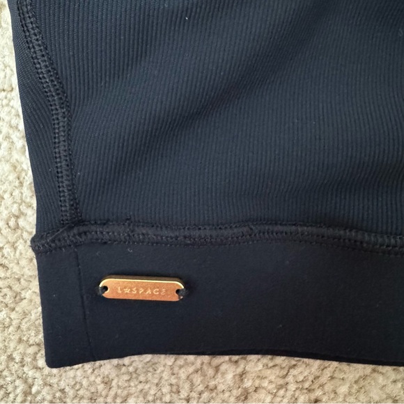 Lspace One-Shoulder Black Ribbed Bra - Picture 3 of 4